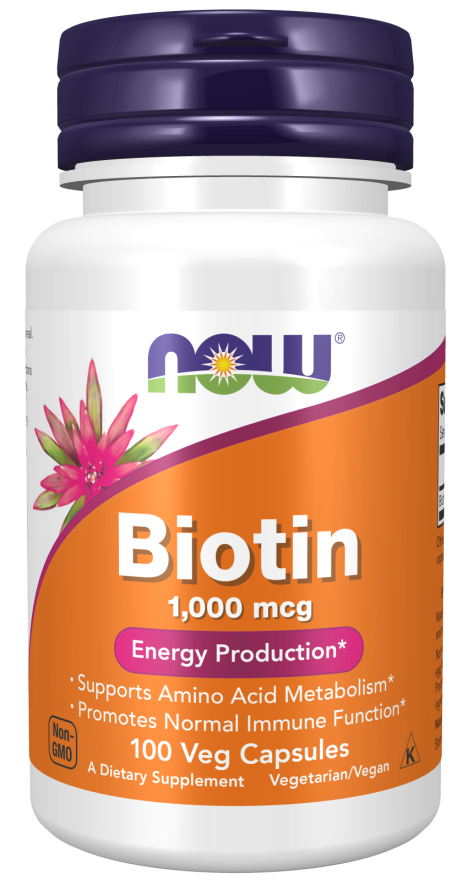 NOW Biotin 1000 mgr (Vitamin B-7)