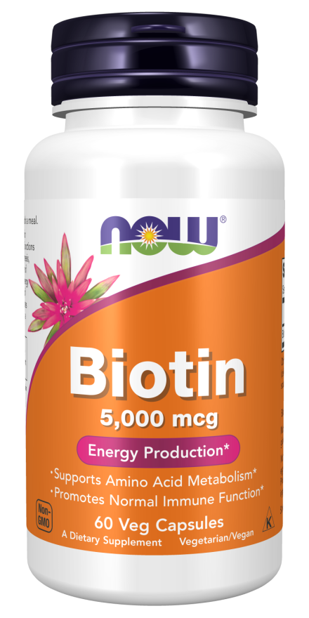 NOW Biotin 5000 mgr (Vitamin B-7)