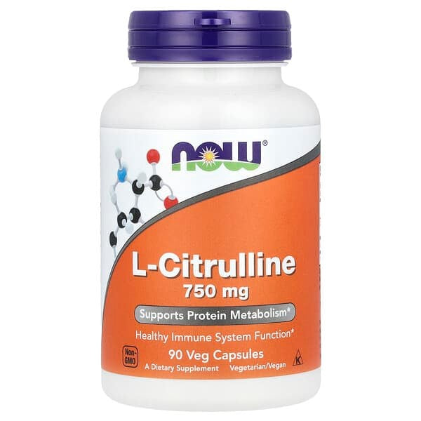 NOW L-Citrulline, 750 mg,