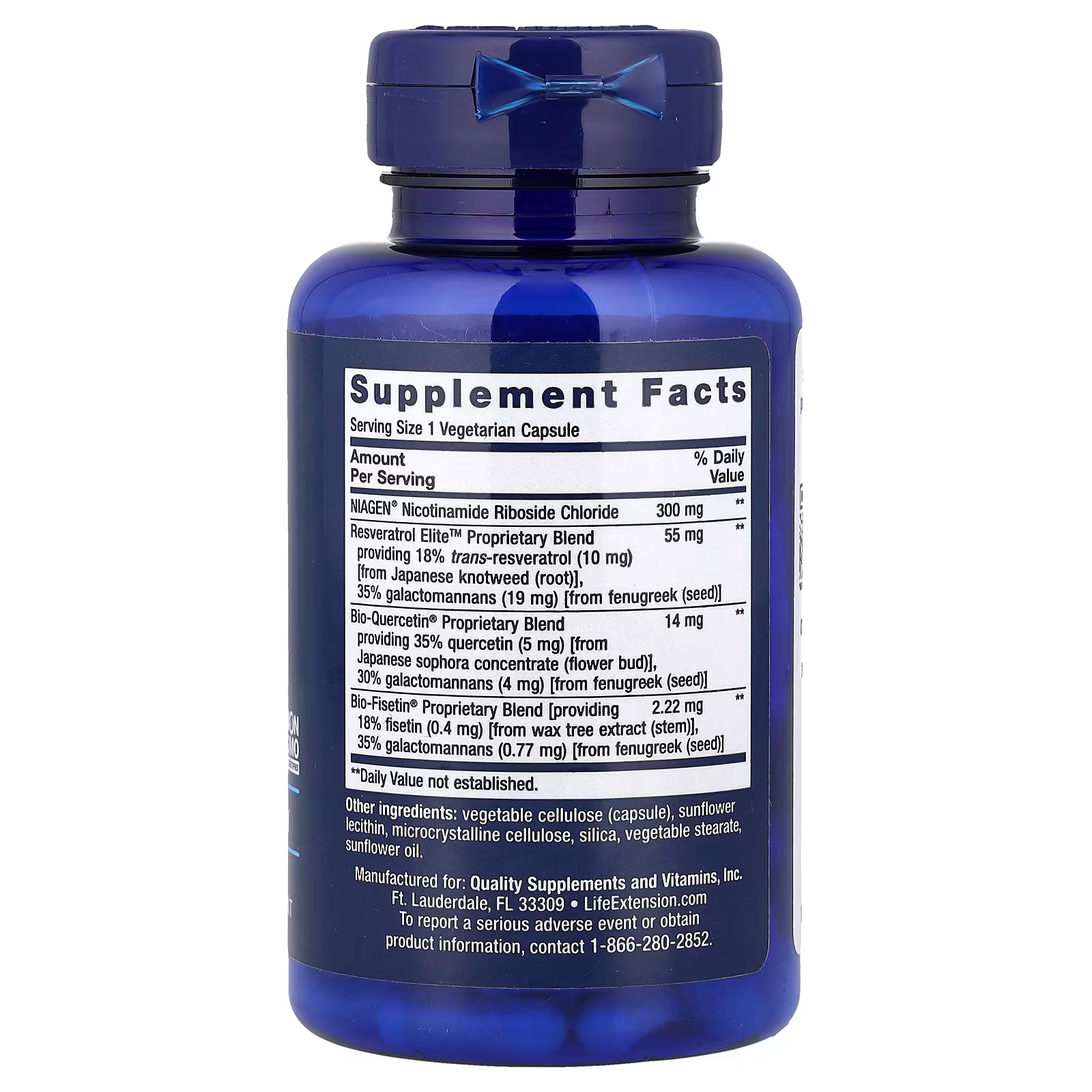 Life Extension NAD+ og Resveratrol