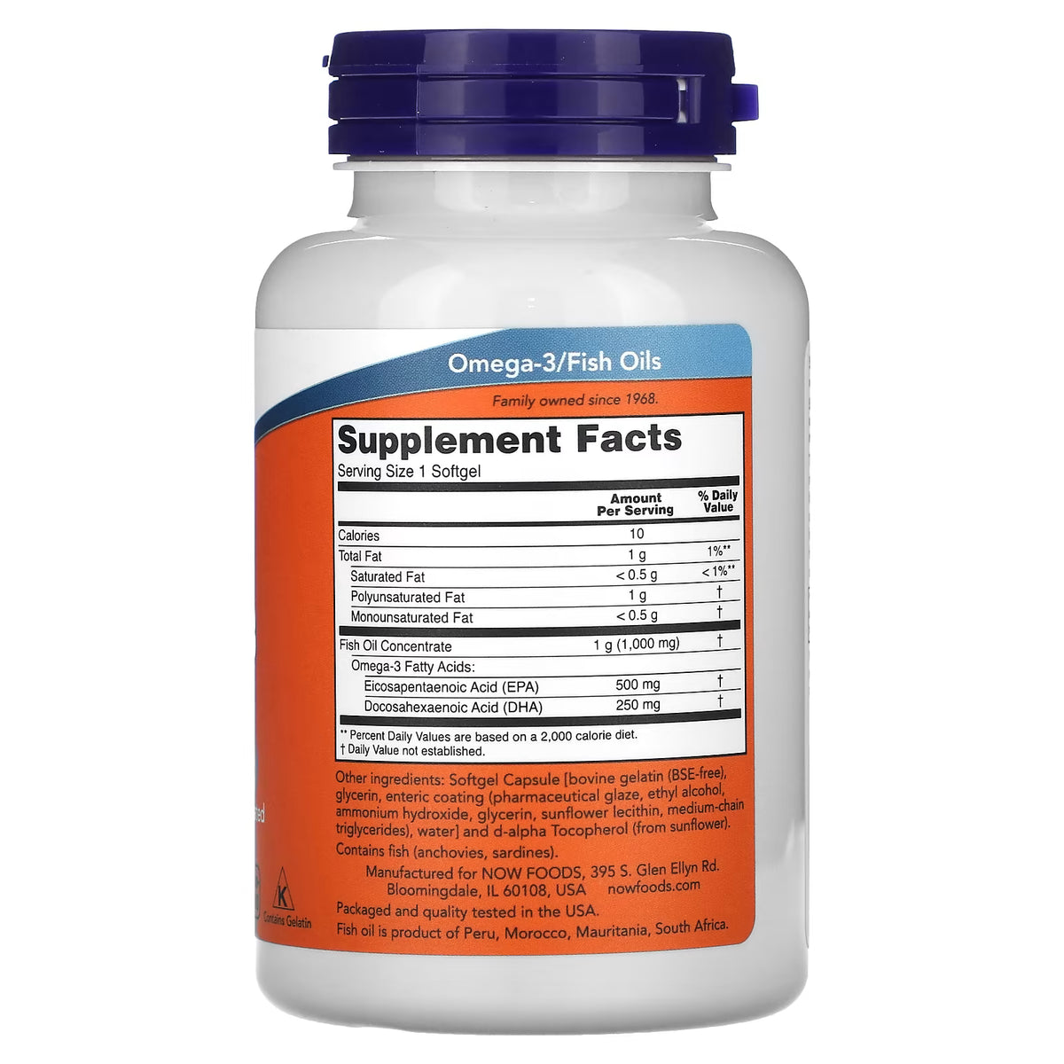 Ultra Omega-3 (500 EPA / 250 DHA) (90 myke geler)