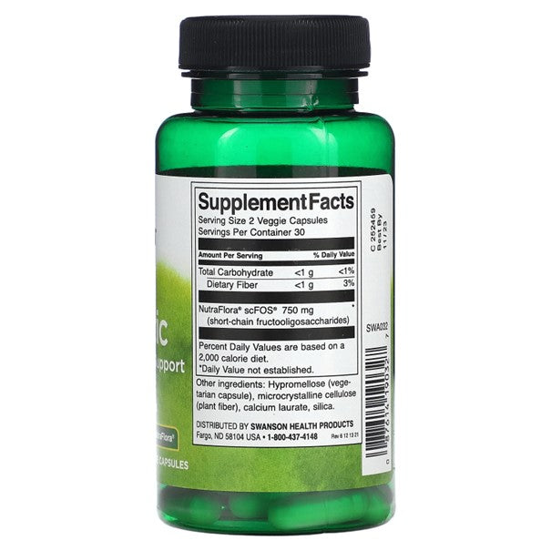 NutraFlora Prebiotika - 60 kapsler
