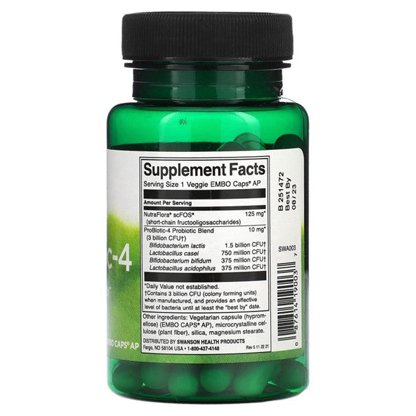 Probiotic 4 - 60 kapsler