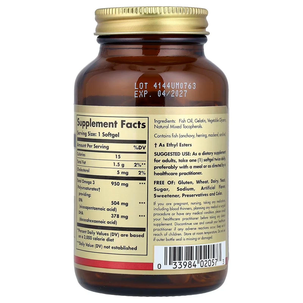Omega-3 Trippel Styrke (50 myke geler)