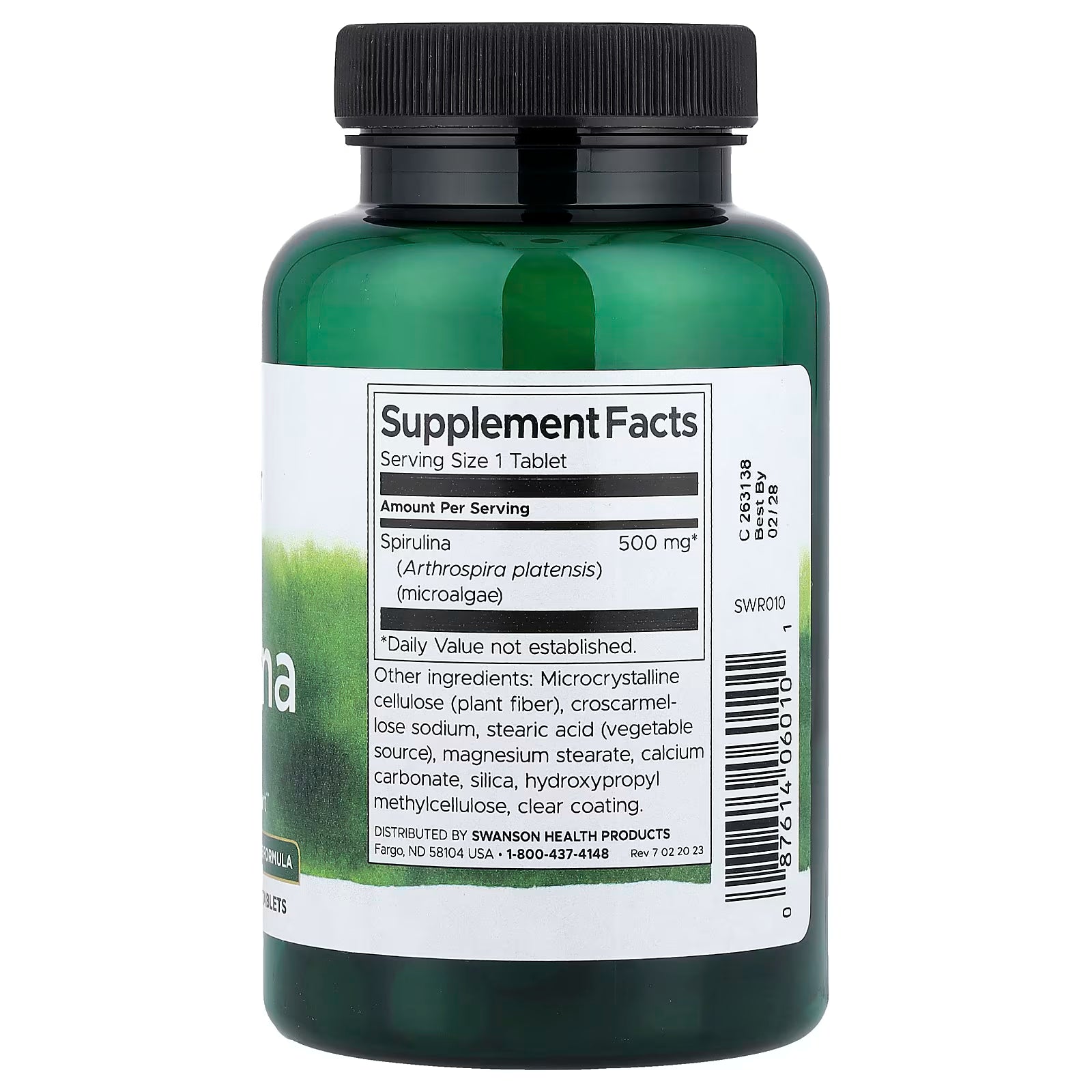 Spirulina - 180 tabletter