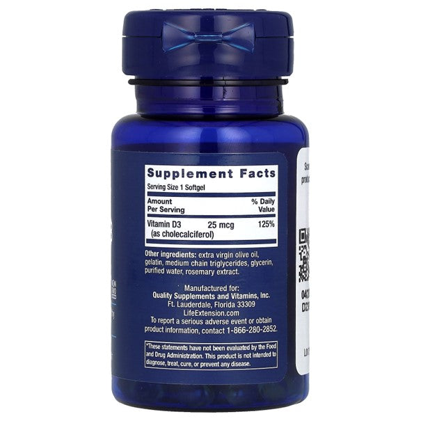 Life Extension Vitamin D3 1000IU