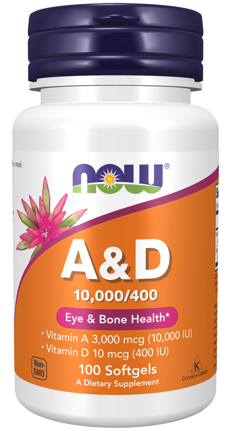 NOW Vitamin A & D 10,000/400 IU