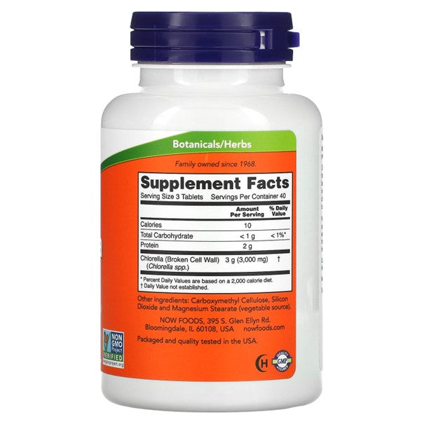 NOW  Chlorella, 1000 mg,