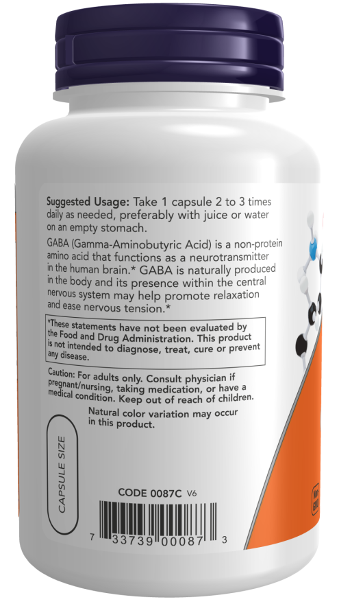 NOW Gaba 500mg
