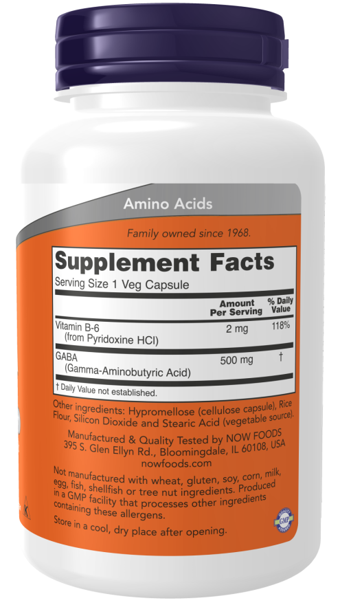 NOW Gaba 500mg