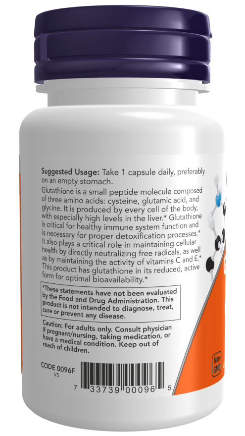NOW Glutation 500 mg
