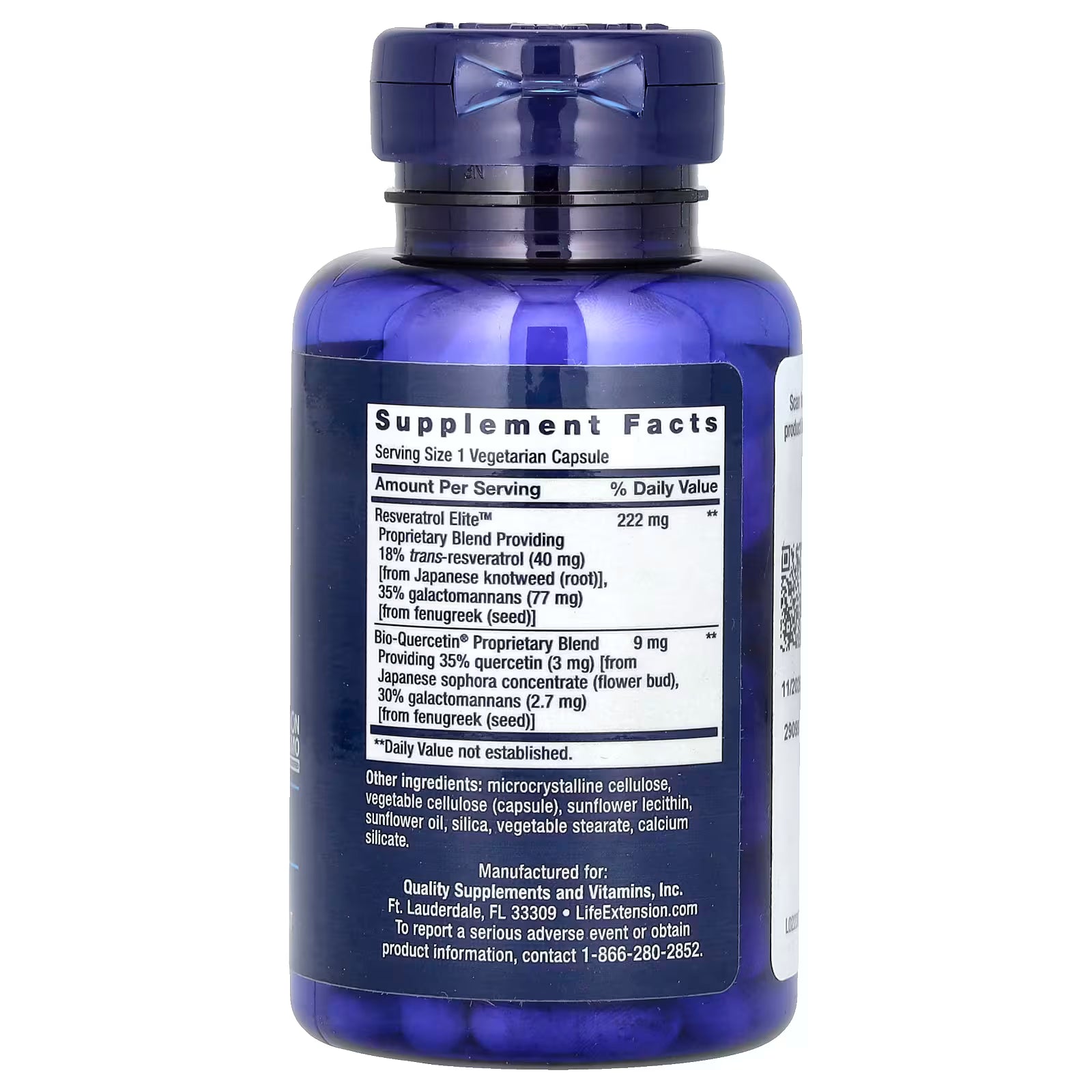 Life Extension Optimalisert Resveratrol