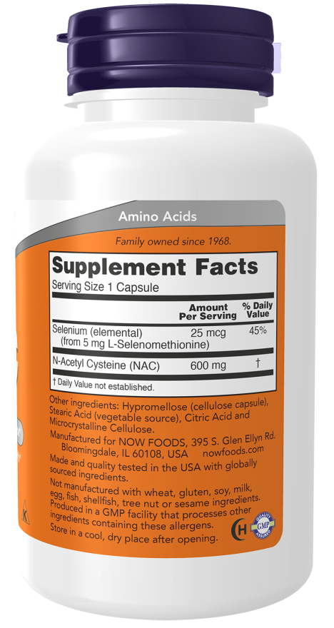 NOW  NAC, 600 mg,
