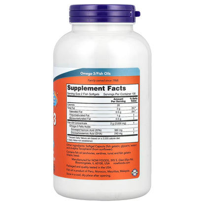 Omega-3 1000 mg (200 myke geler)