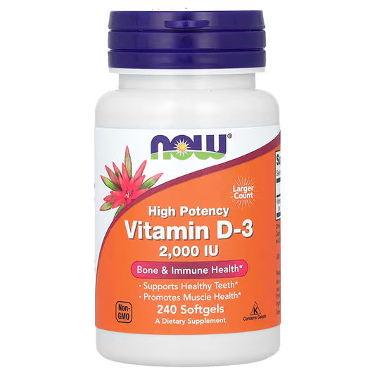 Vitamin D3 2000 IU (240 myke geler)