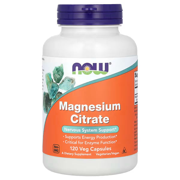 Magnesium Citrate 200 mg (120 Kapsler)