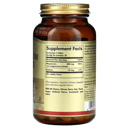 Magnesium Citrate (60 tabletter)