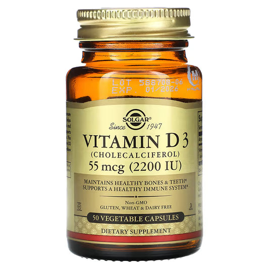 Vitamin D3 2200 IU (50 myke geler)