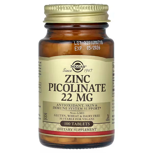 Zinc Picolinate 22 mg (100 tabletter)