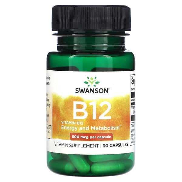Vitamin B12 - 100 kapsler