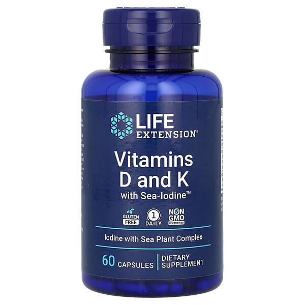Life extension Vitamins D & K