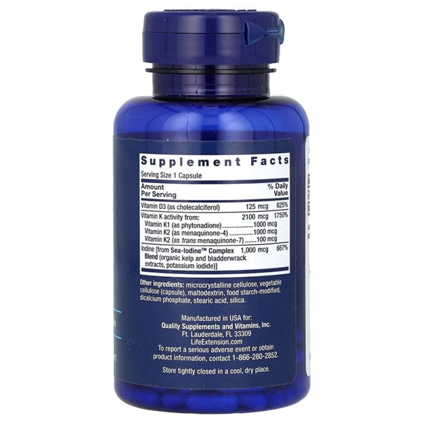 Life extension Vitamins D & K
